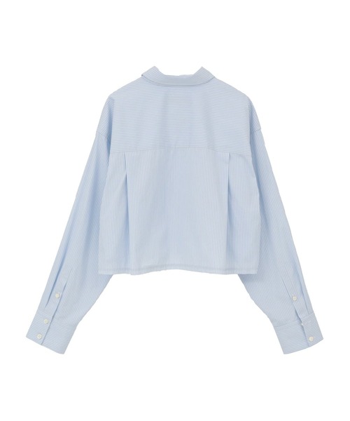 CONVERSE TOKYO（コンバーストウキョウ）の「【HL】DETACHABLE TIE CROPPED SHIRT（シャツ/ブラウス・レディース・サックスブルー/ストライプ・FREE）」の13枚目の写真