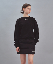 DOUBLE LOGO SWEATSHIRT - BLACK