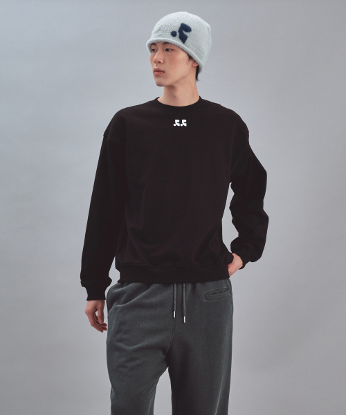 Rest&Recreation(レストアンドレクリエーション)の「DOUBLE LOGO SWEATSHIRT - BLACK(スウェット・メンズ・その他・LARGE/SMALL)」の2枚目の写真
