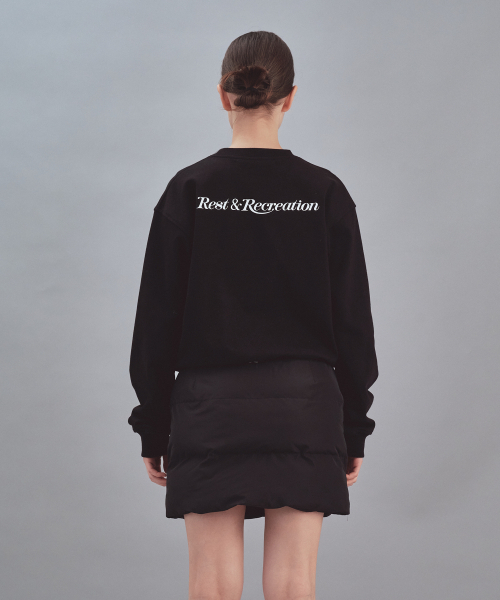 Rest&Recreation(レストアンドレクリエーション)の「DOUBLE LOGO SWEATSHIRT - BLACK(スウェット・メンズ・その他・LARGE/SMALL)」の5枚目の写真