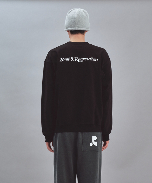 Rest&Recreation(レストアンドレクリエーション)の「DOUBLE LOGO SWEATSHIRT - BLACK(スウェット・メンズ・その他・LARGE/SMALL)」の8枚目の写真