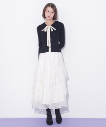 ラッフルティアードスカート