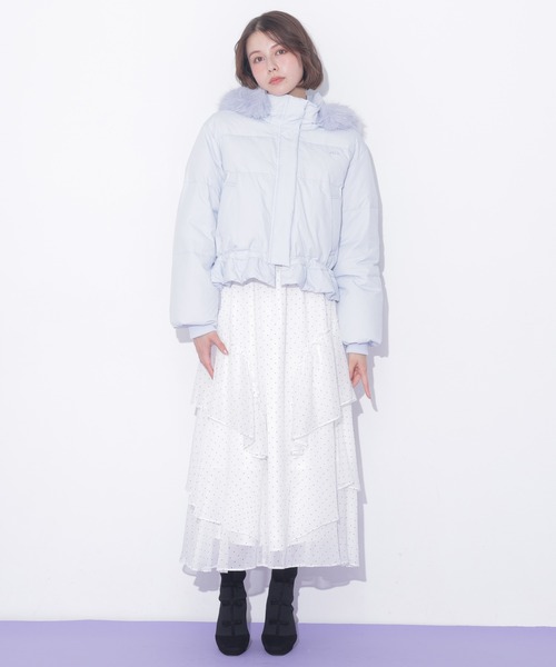 JILL by JILL STUART(ジルバイジルスチュアート)の「ラッフルティアードスカート(スカート・レディース・ホワイト系その他/ブラック系その他/ホワイト系その他2・FREE)」の15枚目の写真