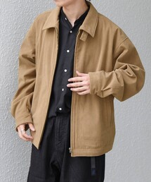 〈手洗い可能〉SOLOTEX(R) コーデュロイ スピンドル ジップアップ ブルゾン(セットアップ対応)◆