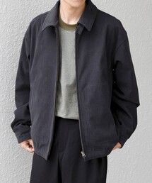 〈手洗い可能〉SOLOTEX(R) コーデュロイ スピンドル ジップアップ ブルゾン(セットアップ対応)◆