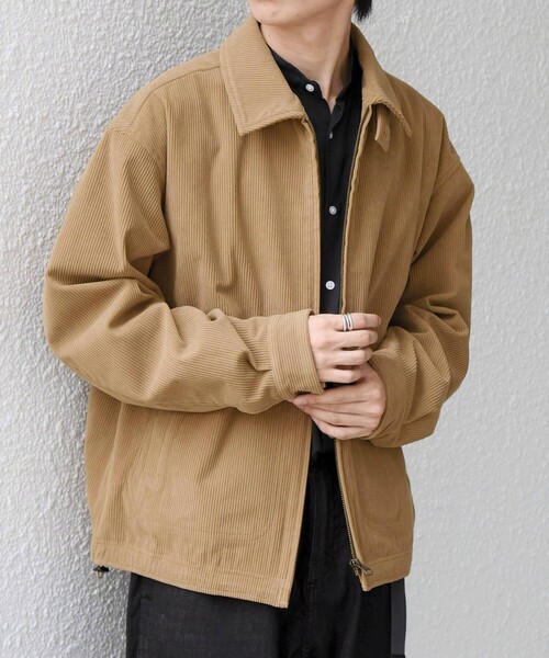 SHIPS any(シップス エニィ)の「〈手洗い可能〉SOLOTEX(R) コーデュロイ スピンドル ジップアップ ブルゾン(セットアップ対応)◆(ブルゾン・メンズ・ブラウン/ブラック/キャメル/チャコールグレー・MEDIUM/SMALL/LARGE)」の17枚目の写真