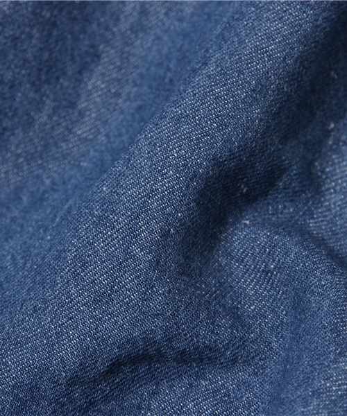 WEGO（ウィゴー）の「WEGO/綿麻デニムガウチョパンツ（デニムパンツ・メンズ・ダークインディゴブルー/インディゴブルー・LARGE/MEDIUM）」の11枚目の写真