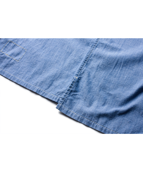 THE RESQ（ザーレスキュー）の「CHAMBRAY TEDDY OVERSHIRT [MILD INDIGO]（シャツ/ブラウス・メンズ・その他・MEDIUM/LARGE/X-LARGE）」の8枚目の写真
