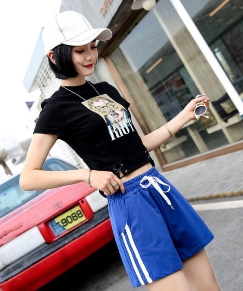 BAYBLO（ベイブロ）の「(FM)ジャージショートパンツ（その他パンツ・レディース・イエロー/ブルー/グレー/ピンク/ブラック/パープル/グリーン/ネイビー・LARGE/MEDIUM/X-LARGE/XX-LARGE）」の20枚目の写真