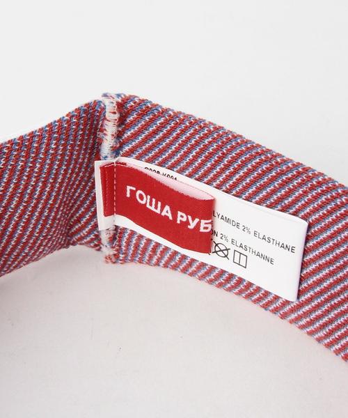 Gosha Rubchinskiy（ゴーシャラブチンスキー）の「GOSHA RUBCHINSKIY(ゴーシャ ラブチンスキー) HEAD BAND（ヘアバンド・メンズ・ライトグレー/レッド/ネイビー・FREE）」の6枚目の写真