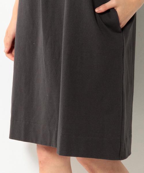 coen（コーエン）の「天竺タックワンピース（ワンピース・レディース・ダークグレー/レッド系その他・FREE）」の11枚目の写真