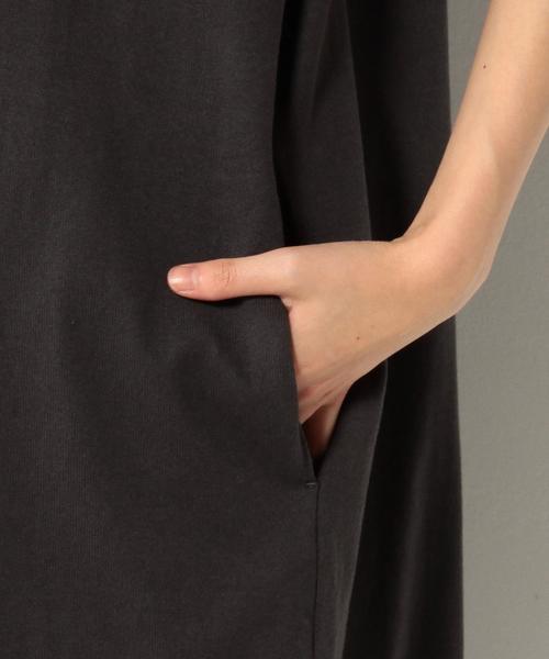 coen（コーエン）の「天竺タックワンピース（ワンピース・レディース・ダークグレー/レッド系その他・FREE）」の12枚目の写真