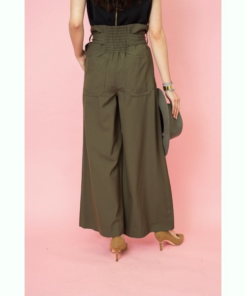 TEVALT(ヴァレット)の「<Titilate valet> ウエストリボンワイドパンツ(その他パンツ・レディース・ブラック/カーキ/レンガ・38)」の13枚目の写真