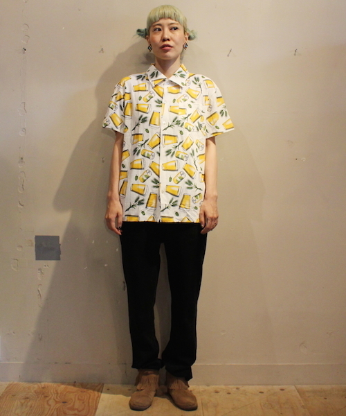 PHATEE(ファッティー)の「☆【PHATEE】ファティー SOFT SHIRTS(シャツ/ブラウス・メンズ・ネイビー/マスタード/ホワイト系その他/グリーン系その他/ホワイト系その他2/ホワイト/ホワイト系その他3/キナリ・LARGE/SMALL/MEDIUM)」の4枚目の写真