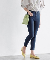 Pierrot | 【4Lサイズ・新色ホワイトが登場】アンクル丈 スキニーデニムパンツ(デニムパンツ)