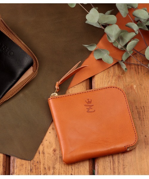 ZARIO-grandee-（ザリオ）の「栃木レザーバイカラーL字ファスナーコインケース（コインケース・メンズ・ブラウン/グリーン/レッド/ブラック/ネイビー/キャメル/ブルー系その他/モカ・ONE SIZE）」の7枚目の写真