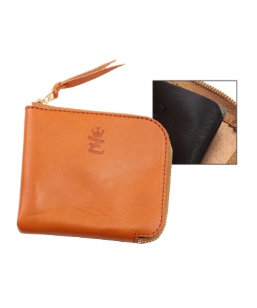 ZARIO-grandee-（ザリオ）の「栃木レザーバイカラーL字ファスナーコインケース（コインケース・メンズ・ブラウン/グリーン/レッド/ブラック/ネイビー/キャメル/ブルー系その他/モカ・ONE SIZE）」の9枚目の写真