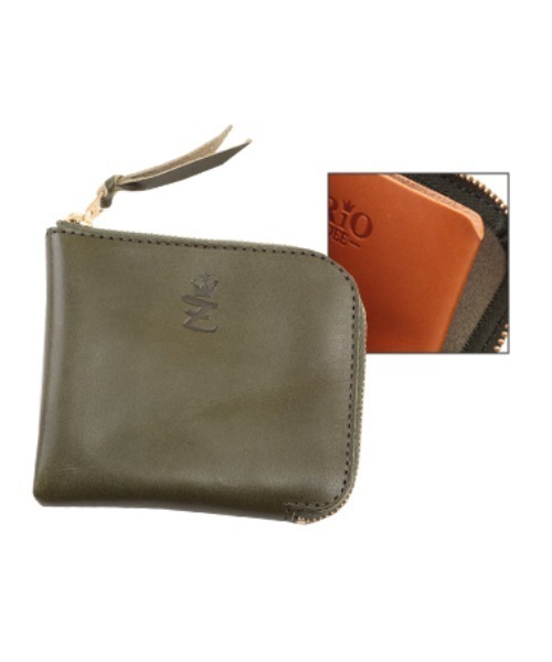 ZARIO-grandee-（ザリオ）の「栃木レザーバイカラーL字ファスナーコインケース（コインケース・メンズ・ブラウン/グリーン/レッド/ブラック/ネイビー/キャメル/ブルー系その他/モカ・ONE SIZE）」の12枚目の写真