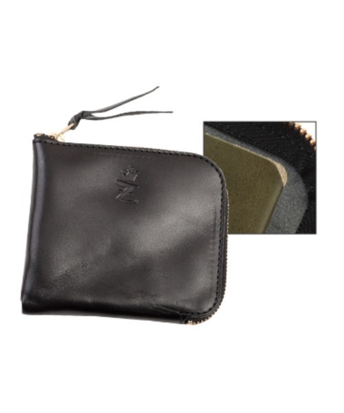 ZARIO-grandee-（ザリオ）の「栃木レザーバイカラーL字ファスナーコインケース（コインケース・メンズ・ブラウン/グリーン/レッド/ブラック/ネイビー/キャメル/ブルー系その他/モカ・ONE SIZE）」の15枚目の写真