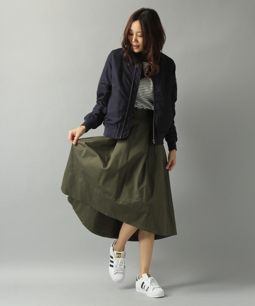 Bayflow ベイフロー の Bayflow テールカットスカート スカート Wear