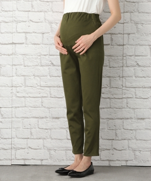 LEPSIM（レプシィム）の「マタニティ/ハイストレッチスリムパンツ　739656（その他パンツ・レディース・ブラック/カーキ/ブルー・MEDIUM/SMALL/LARGE）」の3枚目の写真