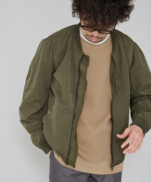 URBAN RESEARCH DOORS MENS（アーバンリサーチ ドアーズ メンズ）の「DOORS High Count MA-1（MA-1・メンズ・ブラック/カーキ/グリーン系その他・40/38）」の22枚目の写真