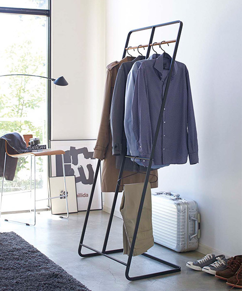 TIMELESS COMFORT(タイムレスコンフォート)の「tower (タワー) コートハンガー ワイド(収納グッズ)」|ブラック