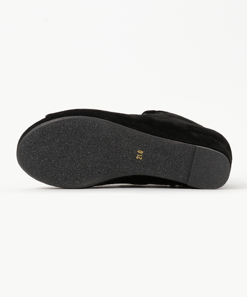 ZIDDY（ジディ）の「ZIDDY/スウェードレースアップサンダル（サンダル・キッズ・ブラック/ライトブラウン・23/24/21/22）」の4枚目の写真