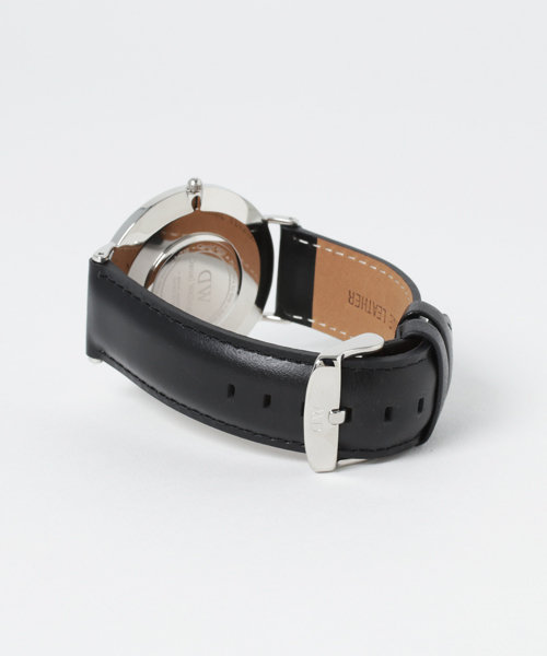 Daniel Wellington（ダニエルウェリントン）の「Daniel Wellington / ダニエル・ウェリントン 40mm Classic Sheffield クラシック シェフィールド クォーツレザーバンド DW00100020(0206DW)（アナログ腕時計・メンズ・ブラック×ホワイト・FREE）」の3枚目の写真