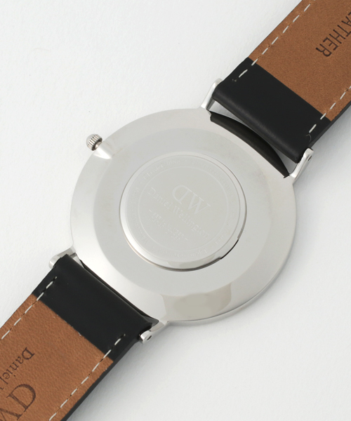 Daniel Wellington（ダニエルウェリントン）の「Daniel Wellington / ダニエル・ウェリントン 40mm Classic Sheffield クラシック シェフィールド クォーツレザーバンド DW00100020(0206DW)（アナログ腕時計・メンズ・ブラック×ホワイト・FREE）」の4枚目の写真