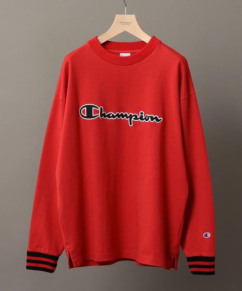 Champion（チャンピオン）の「【別注】 ＜CHAMPION(チャンピオン）＞ JERSEY WIDE/スウェット ◆（スウェット・メンズ・レッド/ブラック/ホワイト・SMALL/MEDIUM/LARGE）」の3枚目の写真