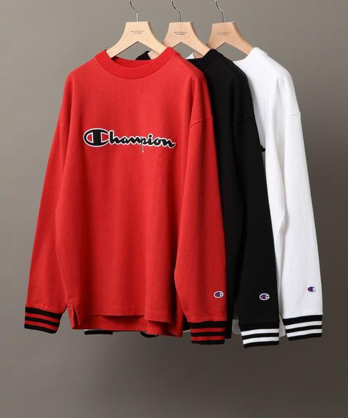 Champion（チャンピオン）の「【別注】 ＜CHAMPION(チャンピオン）＞ JERSEY WIDE/スウェット ◆（スウェット・メンズ・レッド/ブラック/ホワイト・SMALL/MEDIUM/LARGE）」の5枚目の写真