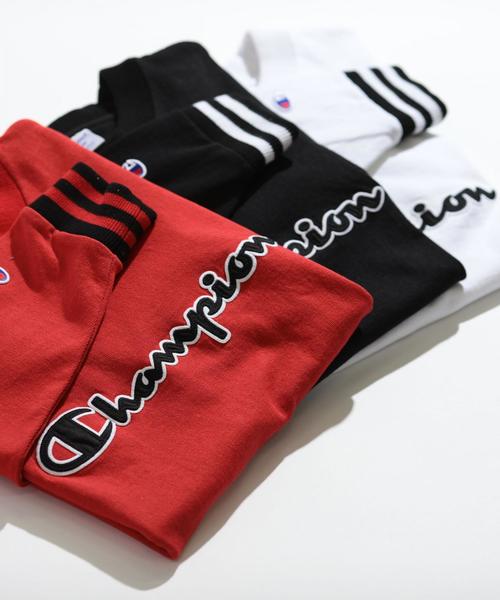 Champion（チャンピオン）の「【別注】 ＜CHAMPION(チャンピオン）＞ JERSEY WIDE/スウェット ◆（スウェット・メンズ・レッド/ブラック/ホワイト・SMALL/MEDIUM/LARGE）」の7枚目の写真
