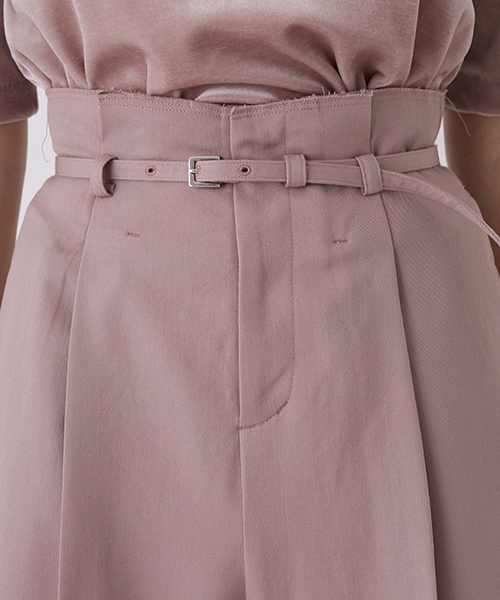 UNITED TOKYO（ユナイテッドトウキョウ）の「ウールワンタックストレートワイドパンツ（その他パンツ・レディース・ピンク/ブラック/マスタード/グリーン・1/2）」の11枚目の写真