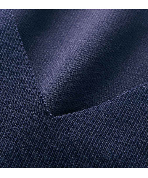 IEDIT（イディット）の「【追加生産決定！】ＩＥＤＩＴ　深Ｖネックですっきり見えるリップルカットソージャンパースカート（ワンピース・レディース・ネイビー/ブラック・LARGE/X-LARGE/SMALL/XX-LARGE/MEDIUM）」の5枚目の写真