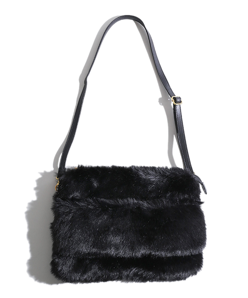 WEGO（ウィゴー）の「WEGO/2WAYファークラッチショルダーバッグ（ショルダーバッグ・レディース・ワイン/グレー/ブラック/ピンク/マスタード・FREE）」の14枚目の写真