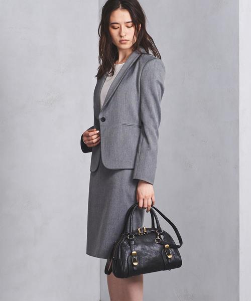 UNITED ARROWS（ユナイテッドアローズ）の「○UBCB ドビー ショールカラー ジャケット ◆（テーラードジャケット・レディース・ネイビー/グレー・40/34/38/36）」の2枚目の写真