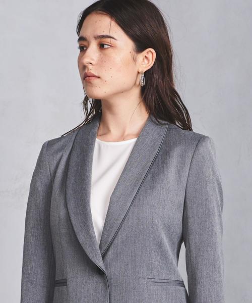 UNITED ARROWS（ユナイテッドアローズ）の「○UBCB ドビー ショールカラー ジャケット ◆（テーラードジャケット・レディース・ネイビー/グレー・40/34/38/36）」の12枚目の写真