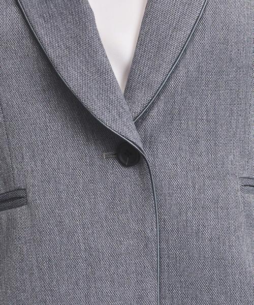 UNITED ARROWS（ユナイテッドアローズ）の「○UBCB ドビー ショールカラー ジャケット ◆（テーラードジャケット・レディース・ネイビー/グレー・40/34/38/36）」の5枚目の写真