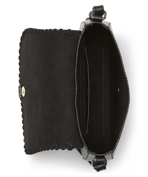 GAP（ギャップ）の「Gap ウィップステッチ サドルバッグ（ショルダーバッグ・レディース・ブラック/グレー系その他・ONE SIZE）」の3枚目の写真