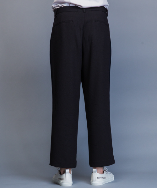 5351 POUR LES HOMMES（ゴーサンゴーイチプールオム）の「バーズアイクロップドワイドパンツ（その他パンツ・メンズ・チャコールグレー/ブラック・44/46/48）」の13枚目の写真