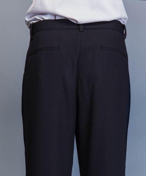 5351 POUR LES HOMMES（ゴーサンゴーイチプールオム）の「バーズアイクロップドワイドパンツ（その他パンツ・メンズ・チャコールグレー/ブラック・44/46/48）」の14枚目の写真