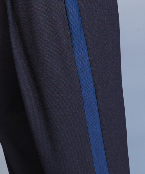 5351 POUR LES HOMMES（ゴーサンゴーイチプールオム）の「バーズアイクロップドワイドパンツ（その他パンツ・メンズ・チャコールグレー/ブラック・44/46/48）」の17枚目の写真