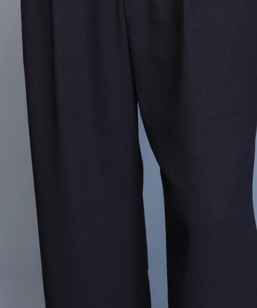 5351 POUR LES HOMMES（ゴーサンゴーイチプールオム）の「バーズアイクロップドワイドパンツ（その他パンツ・メンズ・チャコールグレー/ブラック・44/46/48）」の3枚目の写真