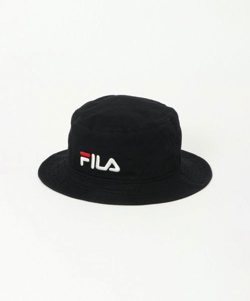 FILA（フィラ）の「FILA バケットハット（ハット・レディース・ホワイト/ブラック/レッド・FREE）」の2枚目の写真