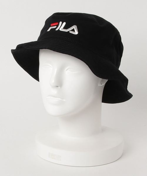 FILA（フィラ）の「FILA バケットハット（ハット・レディース・ホワイト/ブラック/レッド・FREE）」の6枚目の写真