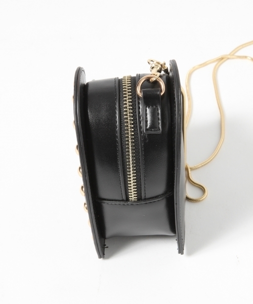 LOWRYS FARM（ローリーズファーム）の「ハートミニショルダー　800881（ショルダーバッグ・レディース・ブラック/レッド/シルバー・FREE）」の6枚目の写真