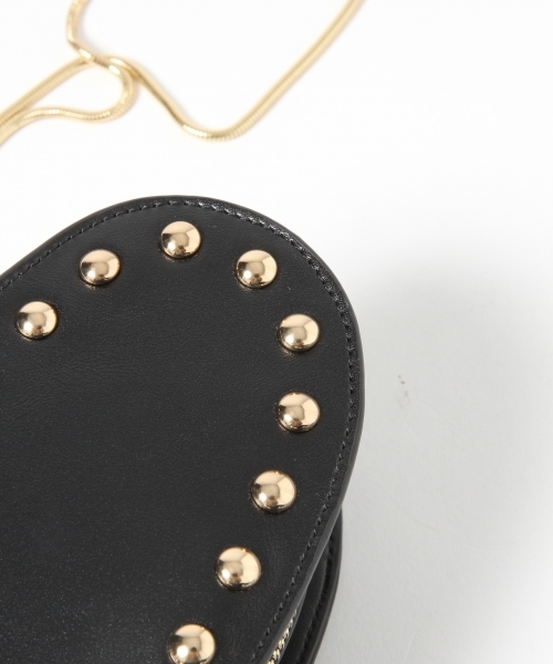 LOWRYS FARM（ローリーズファーム）の「ハートミニショルダー　800881（ショルダーバッグ・レディース・ブラック/レッド/シルバー・FREE）」の7枚目の写真