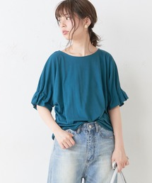 タック袖ドルマンTシャツ