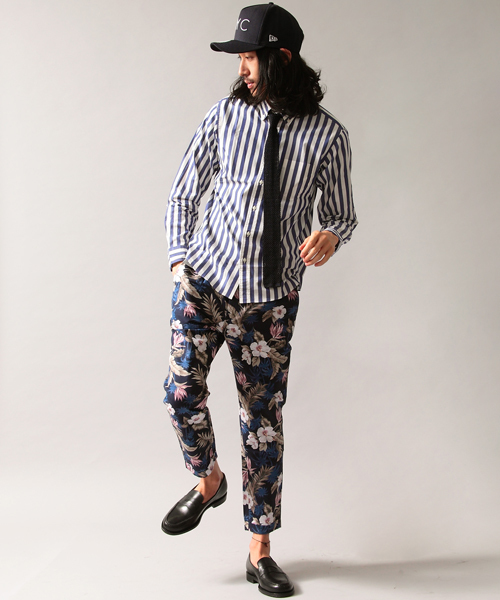 BEAUTY&YOUTH UNITED ARROWS（ビューティーアンドユースユナイテッドアローズ）の「by ∴ ワイド ロンドンストライプ ボタンダウンシャツ◆§5　（シャツ/ブラウス・メンズ・ネイビー/レッド/ライトグレー・SMALL/MEDIUM/LARGE/X-LARGE）」の17枚目の写真